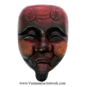  Vietnamese Decorative Masks   10 x 7 VMB7