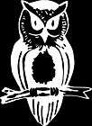 12 Owl Car Window Wall Vinyl Decal Sticker Computer Cut Mascot 