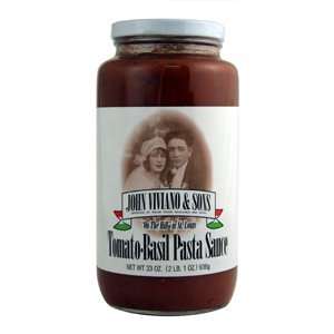 Viviano Tomato Basil Pasta Sauce Grocery & Gourmet Food