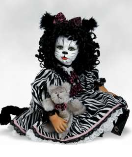 The Cats Meow, Meow   22 Porcelain Cat Doll  