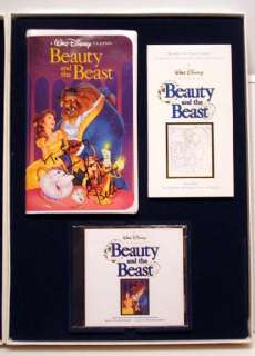 Walt Disney Beauty & Beast Collector Box Set Autograph  