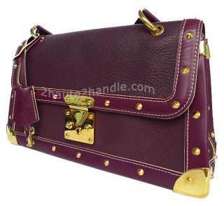 LOUIS VUITTON LV plum Suhali Le Talentueux bag purse  