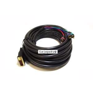  DVI I to 3 RCA component cable   50ft 