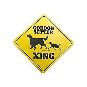  Gordon Setter Crossing Dog Sign