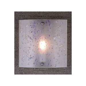  11W Ice Fused Glass Wall Sconce