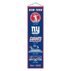  New York Giants 8x32 Heritage Banner