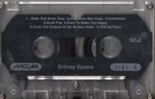 BRITNEY SPEARS   BABY ONE MORE TIME   THAILAND CASSETTE  