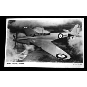  Fairey Battle Bomber Postcard / Britain Prepared 1943 