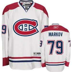 Andrei Markov Premier Jersey Montreal Canadiens #79 White Premier 