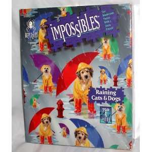  Impossibles Raining Cats & Dogs 750 5 Piece Jigsaw Puzzle 