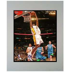 Andrew Bynum Dunking 11 x 14 Matted Photograph (Unframed)