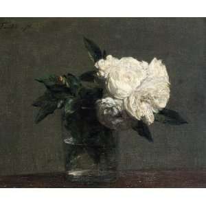    Théodore Fantin Latour   24 x 20 inches   Roses 14