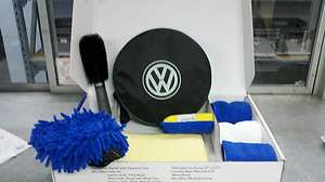 VW Volkswagen Genuine Car Wash Kit w/ collapsible bucket  