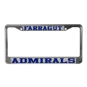  Farragut Admirals Farragut License Plate Frame by 