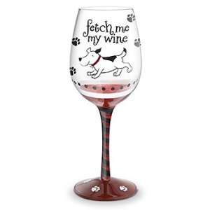  Epic Fetch Me My Wine Hand Painted Wine Glass   Gift Boxed 