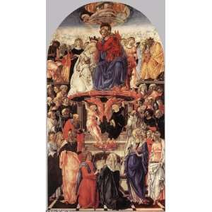   di Giorgio Martini   24 x 42 inches   The Coronation of the Virg