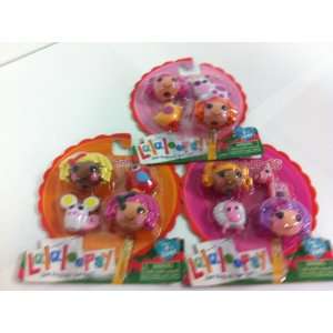   PENCIL TOPPERS 3 DIFFRENT PACKS OF LALALOOPSY PENCIL TOPPERS Office