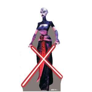 Star Wars Asajj Ventress Clone Wars Cardboard Cutout Standee Standup 