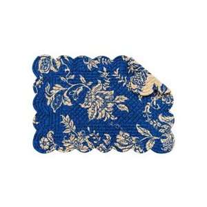   of 4 PCS Quilted,13 x 19 Placemat, Birkdale Blue