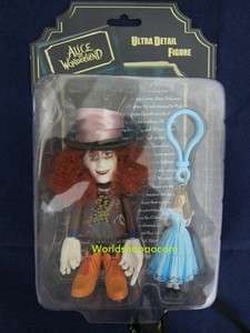 Alice In Wonderland Ultra Detail MAD HATTER Figure Toy Set  
