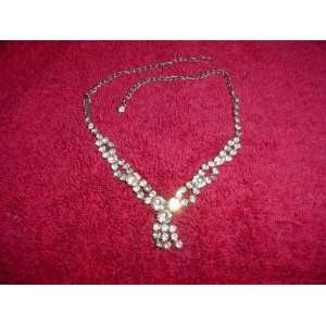  Vintage Crystal Rhinestone Necklace 