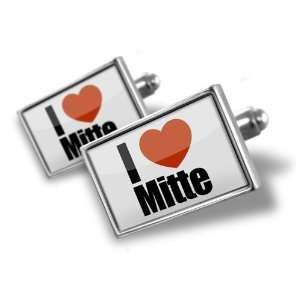 Cufflinks I Love middle region in Berlin, Germany   Hand Made Cuff 