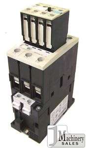 SIEMENS 30 HP Contactor / starter + Aux. Contacts  