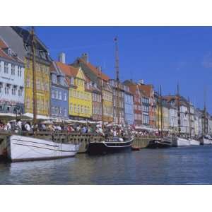  Nyhavn, or New Harbour, Busy Restaurant Area, Copenhagen 