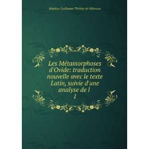   analyse de l . 1 Mathieu Guillaume ThÃ©rÃ¨se de Villenave Books