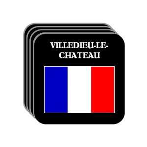  France   VILLEDIEU LE CHATEAU Set of 4 Mini Mousepad 