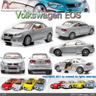 Volkswagen EOS 134, 5 Color selection Diecast Mini Cars Toys 