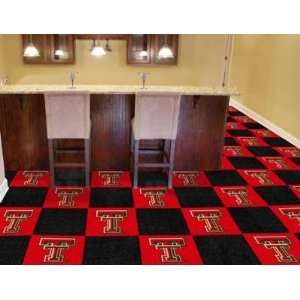  Texas Tech Red Raiders 20pk Area/Sports/Game Room Carpet 