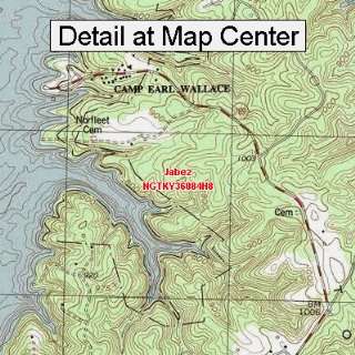   Map   Jabez, Kentucky (Folded/Waterproof)