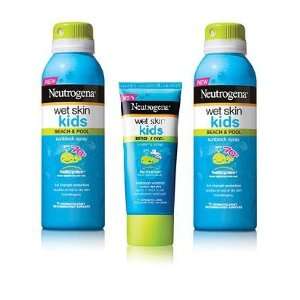   Sunblock Spray (Spf 70+) Pack of 2 with Bonus Wet Skin Kids Sunblock