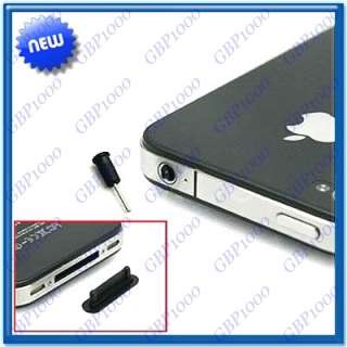 For iPod Nano Touch iPhone 3GS 4G 4S Dock Plug+ Headset Dust Cover Cap 