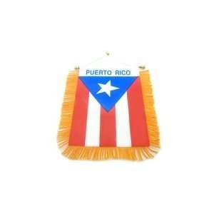  Puerto Rican Flag Rear View Car Mirror Banner Everything 