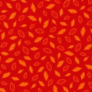  Animal Party Too Fabric Yardage by Amy Schimler Leaves Red 