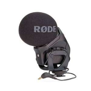 Rode Stereo VideoMic Pro On Camera Microphone, 40Hz to 20kHz Frequency 