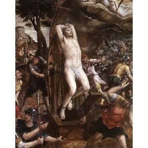    The Torture of St George, By Coxcie Michiel van 