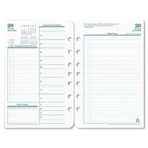   Planner Refill, April March, 5 1/2 x 8 1/2, 2012 2013 Electronics