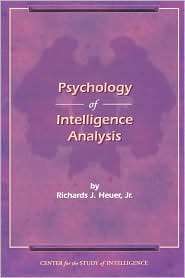   Analysis, (1907521046), Richard J. Heuer, Textbooks   