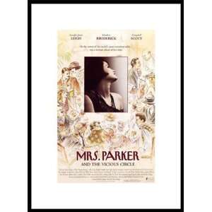  Mrs. Parker and the Vicious Circle People Framed Poster 
