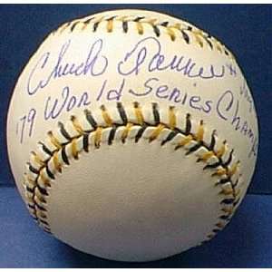 Chuck Tanner Autographed Baseball 