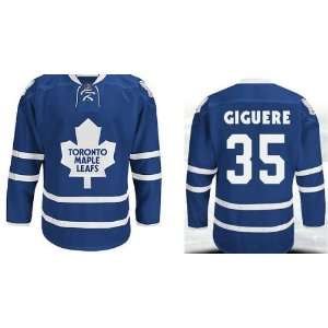 Toronto Maple Leafs #35 Vesa Toskala Blue Authentic NHL Jerseys Jersey 