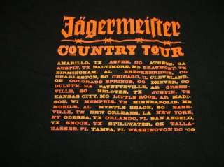 JAGERMEISTER t shirt COUNTRY TOUR L  