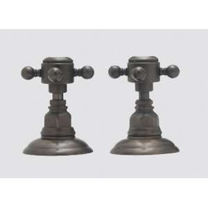  Rohl A7422XMAB Antico Brass Country Bath Set of Hot and 