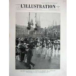  1930 French Print Dance Chanp De Batille Quimper