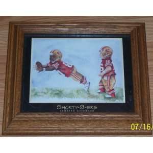   Shorty 9 ers print in oak frame by Kenneth Gatewood 