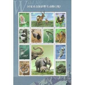 China PRC Stamps   2000 3 , Scott 3006 Key Wild Animals under First 