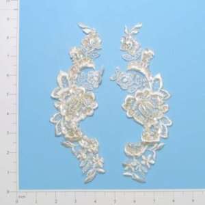  Morning Glory Lace Applique Pack of 2 